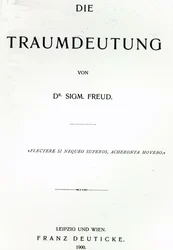 Titlepage to Die Traumdeutung by Sigmund Freud, Published in 1899