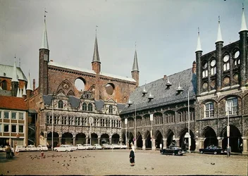 View of the Town Hall in the Market Square