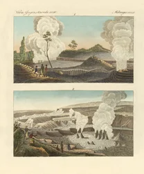 Volcanoes on the Island of Hawaii
