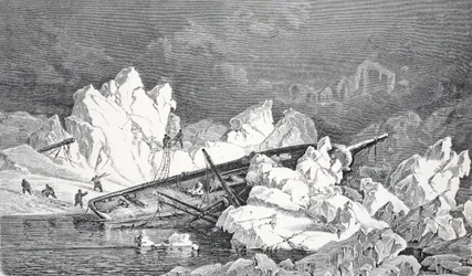 Wreck of the Hansa, London 1874