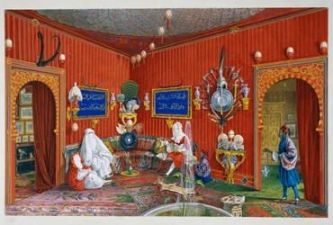 Oriental room in Villa Lazarovich