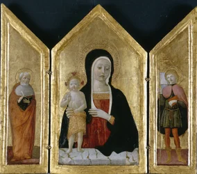 Madonna and Child with Two Saints