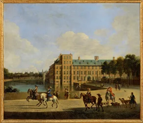 The Binnenhof on the Vijver in The Hague