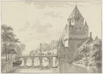 View of the Kleine Houtpoort, Haarlem