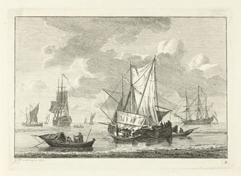 Seascape with Various Ships
