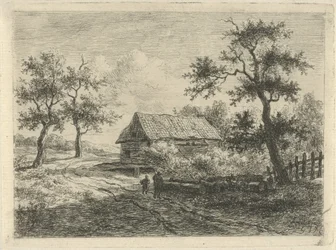 Landscape with Two Figures on the Road