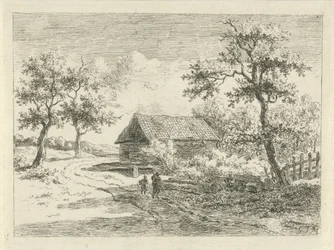 Landscape with Two Figures on the Road