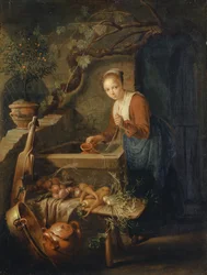 Kitchen Maid at the Well