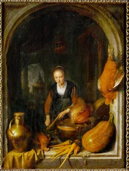 Young Woman Preparing Food