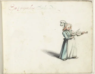 Child Playing Violin
