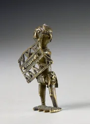 Warrior with shield