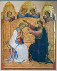 Coronation of the Virgin with angels, c.1404