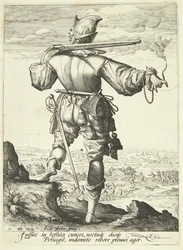 A Musketeer Seen from Behind