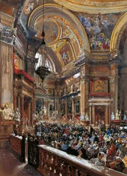 Interior of chapel of St Januarius