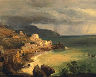 Storm on the Amalfi Coast and Gulf of Naples
