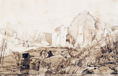 Temple of Diana in Baia, c.1844