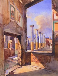 The House of the Coloured Capitals in Pompeii