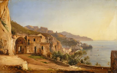 View of Amalfi from the Cave of the Capuchins