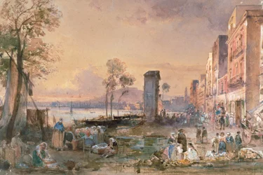 View of Naples from Marinella, by Giacinto Gigante