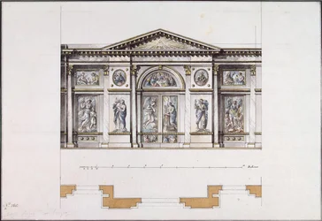 Iconostasis in the Smolny Convent of the Resurrection in St. Petersburg, 1780s