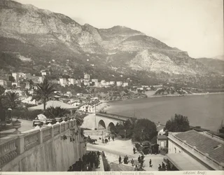 Panoramic View of Montecarlo in Monaco