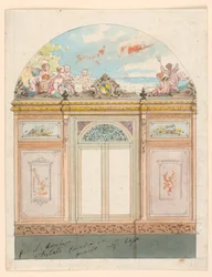 Painted Wall Decoration, 1870