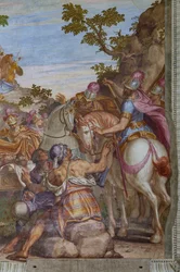 Alexander the Great Covering the Corpse of Darius with a Mantle