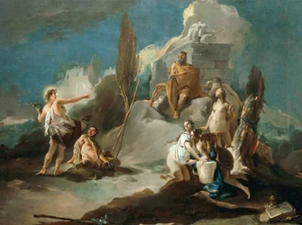 Apollo and Marsyas, 1730