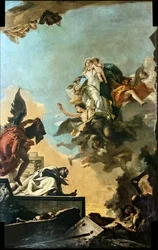 Our Lady of Carmel Giving the Scapular to Saint Simon Stock