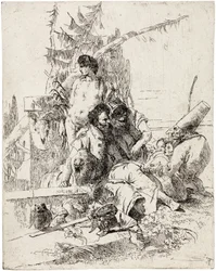 Punchinello gives counsel from the series 