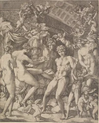 Venus and Mars with Cupids and the Three Graces