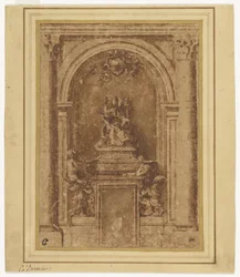 Design for the Tomb of Pope Alexander VII in Saint Peter