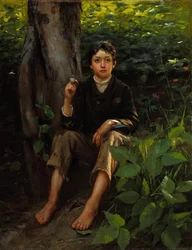His First Smoke 1878