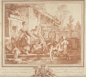 Washerwomen and Children