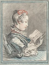Young Girl Reading 
