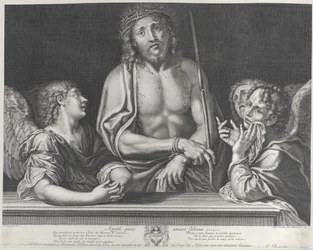 Ecce Homo with Three Angels