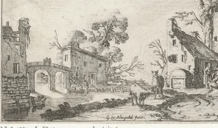 Farm and Tower by a River (Hearing)