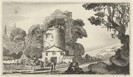 Landscape with a Tower (Twelve Landscapes with Figures)