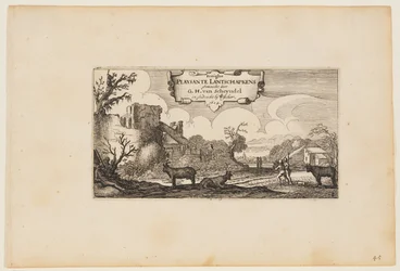 Title Page, from Twelve Landscapes with Figures