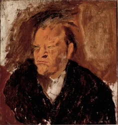 Portrait of the poet Giuseppe Ungaretti