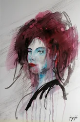 Expressive Woman Portrait