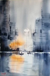 Misty Harbor Glow