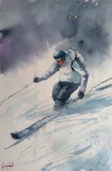 Mountain Skier