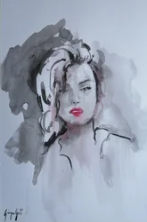 Red Lips Gaze