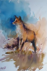 Serene Wild Fox