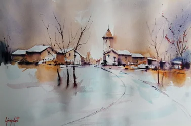 Snowy Village Church
