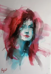 Vibrant Expressive Portrait