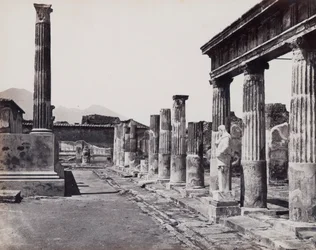 Eastern Colonnade of the Temple of Venus Pompeiiana in Pompeii