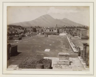 View of the Forum in Pompeii