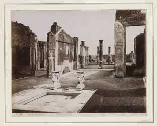Remains of the Casa di Cornelia Ruffo in Pompeii